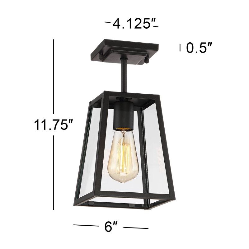 Bel Air Lighting Outdoor Hanging Pendant Black