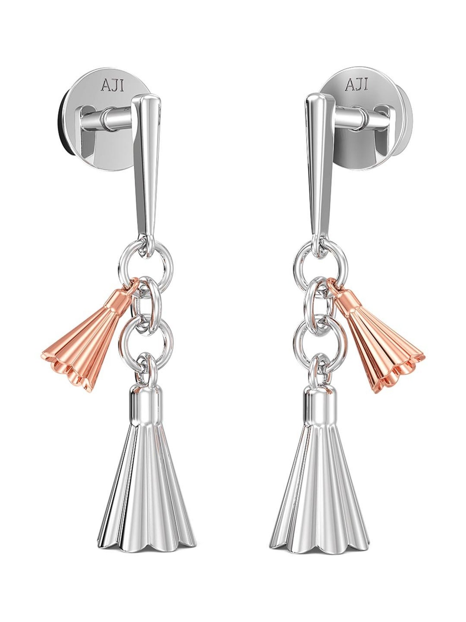 Joyalukkas 950 Platinum Unique Dangling Earrings