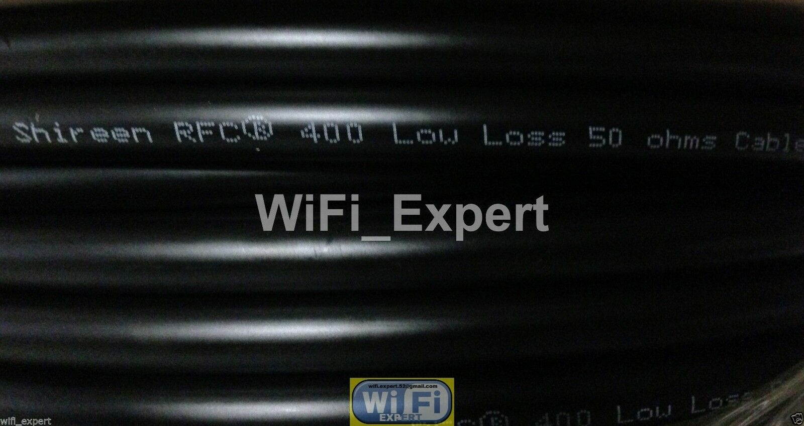 10' RP-TNC to N Male WiFi Pigtail Cable Biquad USB Linksys Cisco WRT54G RFC400