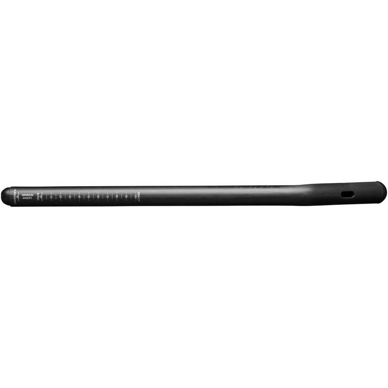 Profile Design 35c Carbon Long 400mm Extensions, Shallow Ski-Bend, 22.2mm, Black