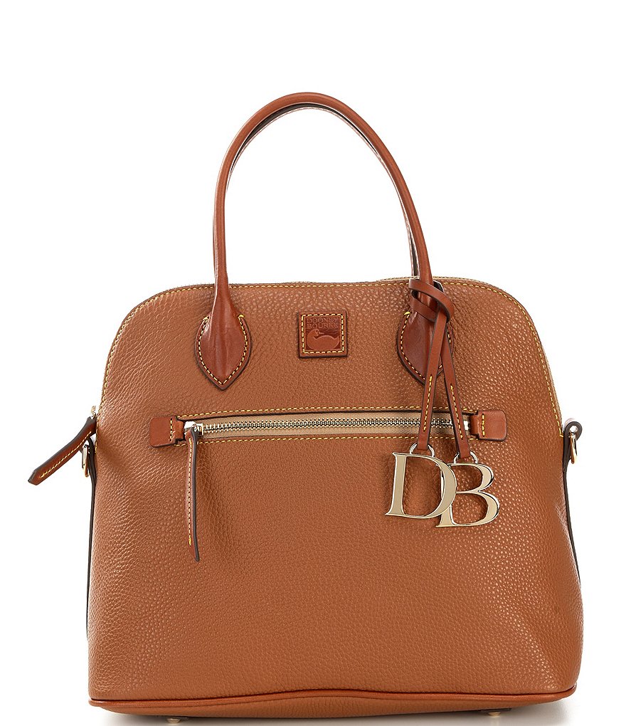 Dooney & Bourke Pebble Collection Large Domed Satchel Bag