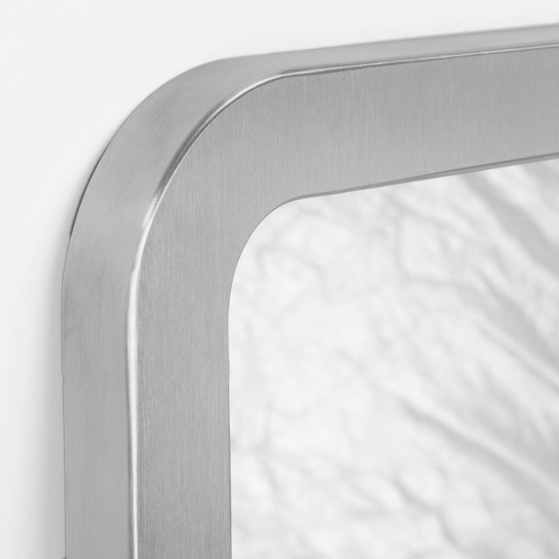 24" x 30" Radius Corner Brushed Mirror Nickel - Head West