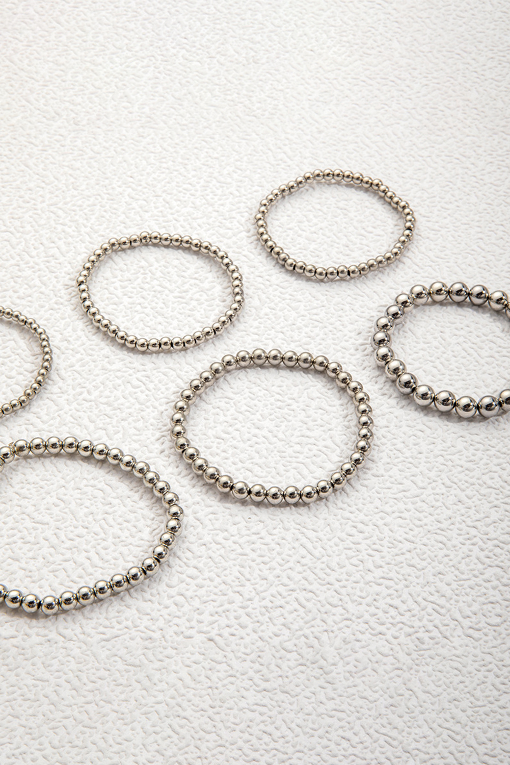 Fiery Red Beaded XOXO Heart Valentine Bracelet Set