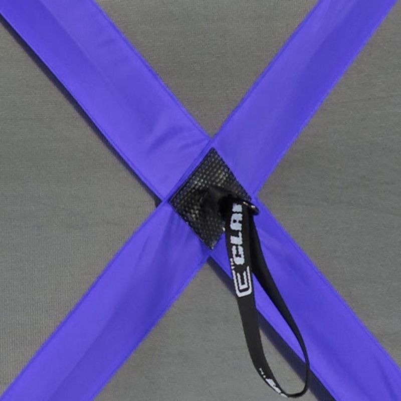 CLAM Quick-Set Escape Sport 11.5 x 11.5 Foot Portable Pop Up Outdoor Tailgating Screen Tent 6 Sided Canopy Shelter w/ Stakes & Carry Bag, Blue