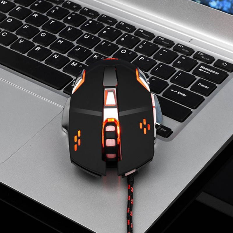 X3 Universal Wired Metal RGB Light Gaming Mouse for Desktop Computers/Laptops