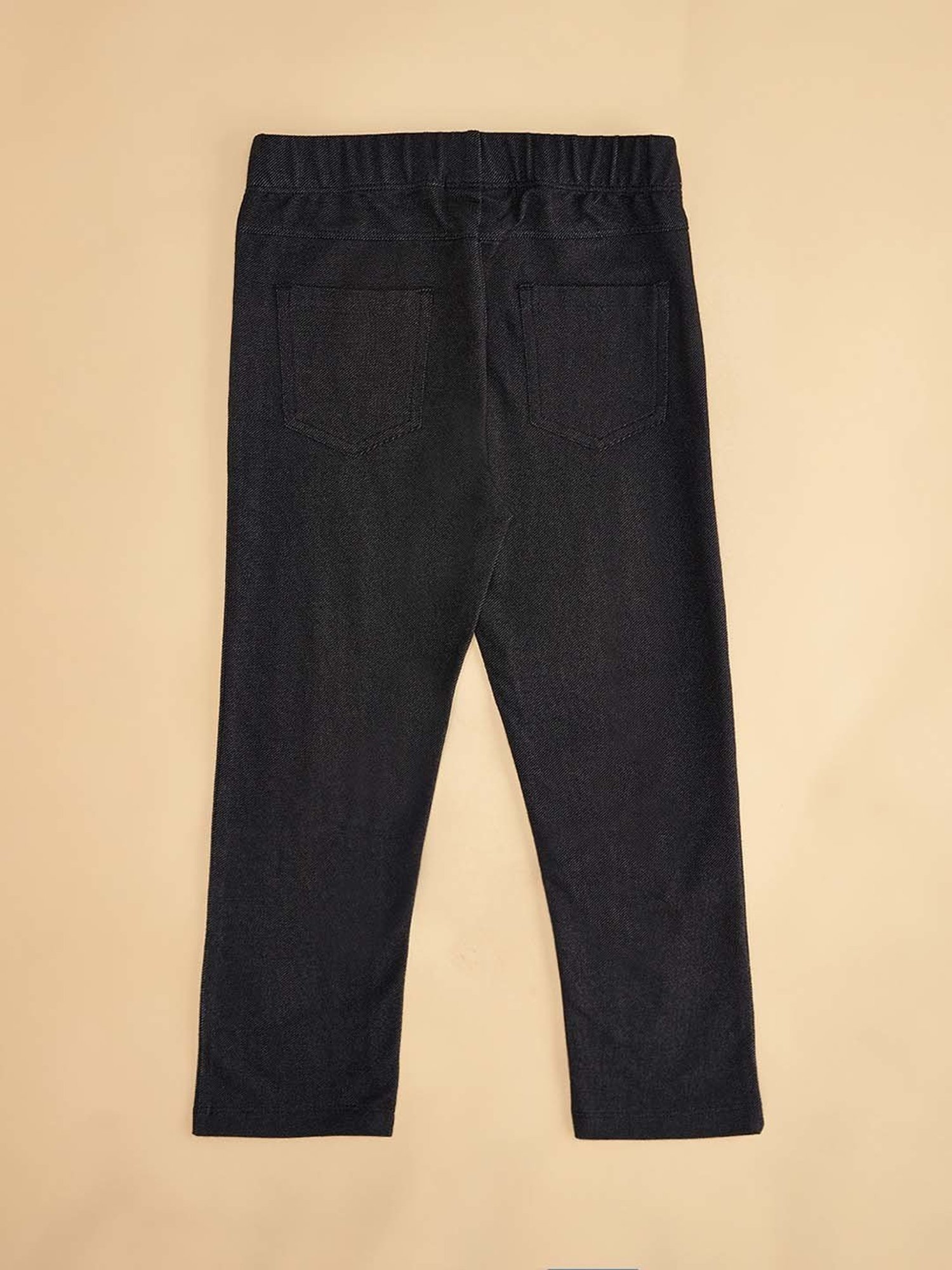 Pantaloons Junior Black Slim Fit Jeggings