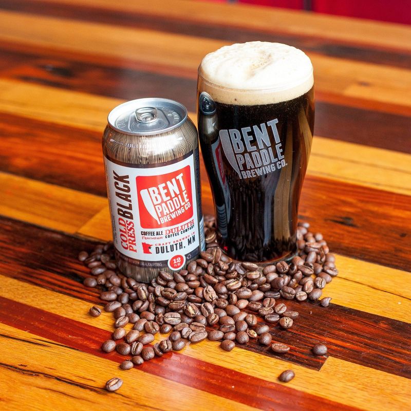 Bent Paddle Cold Press Black Coffee Ale Beer - 6pk/12fl oz Cans