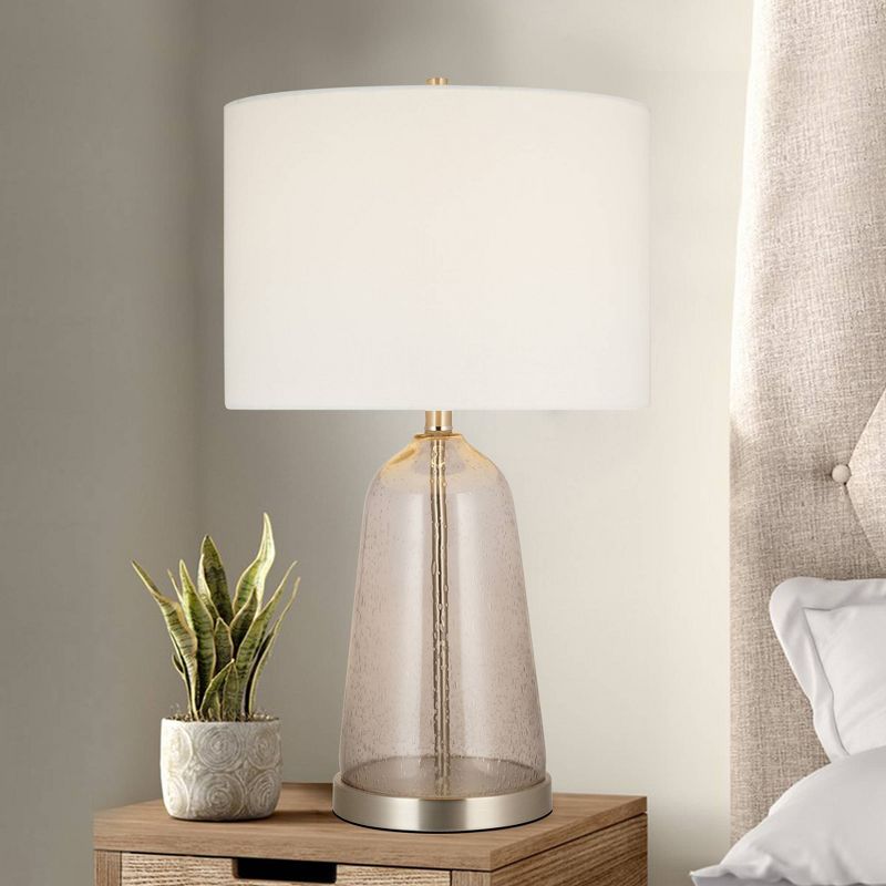 26" Glass Table Lamp (Includes LED Light Bulb) - Cresswell Lighting
