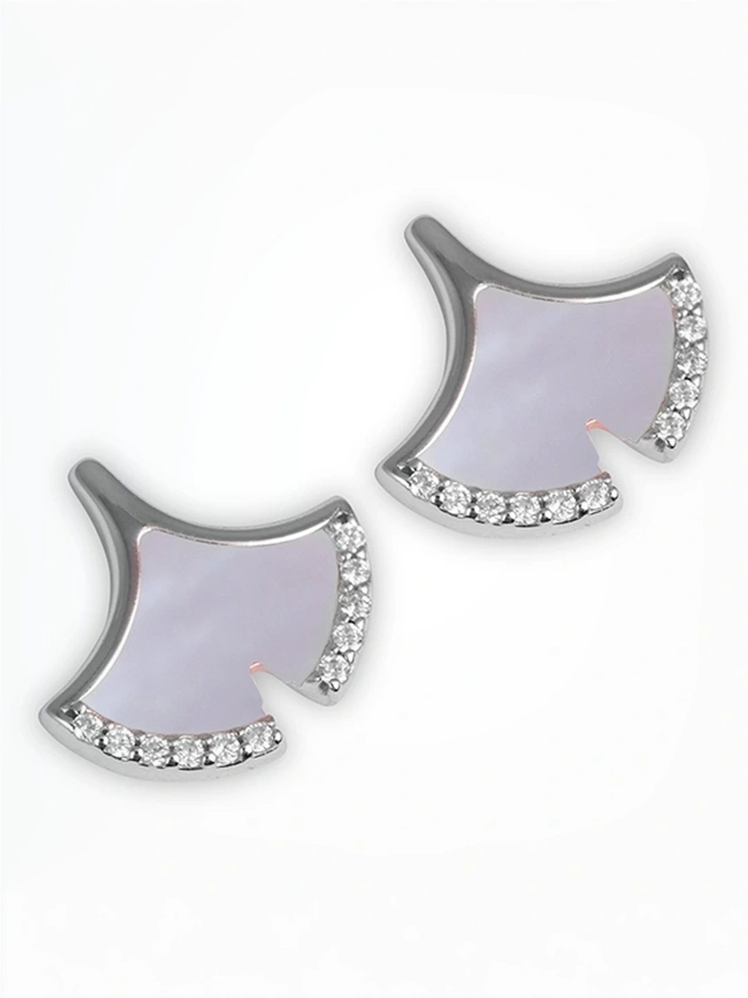 Touch925 Sterling Silver Seashell Pendant Set for women