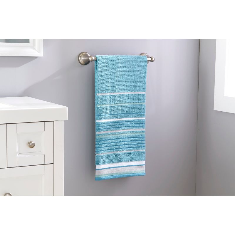 Seabrook Striped Bath Towel Teal - SKL Home