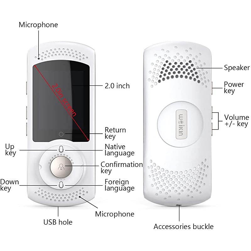 Portable Language Translator Device (white1)