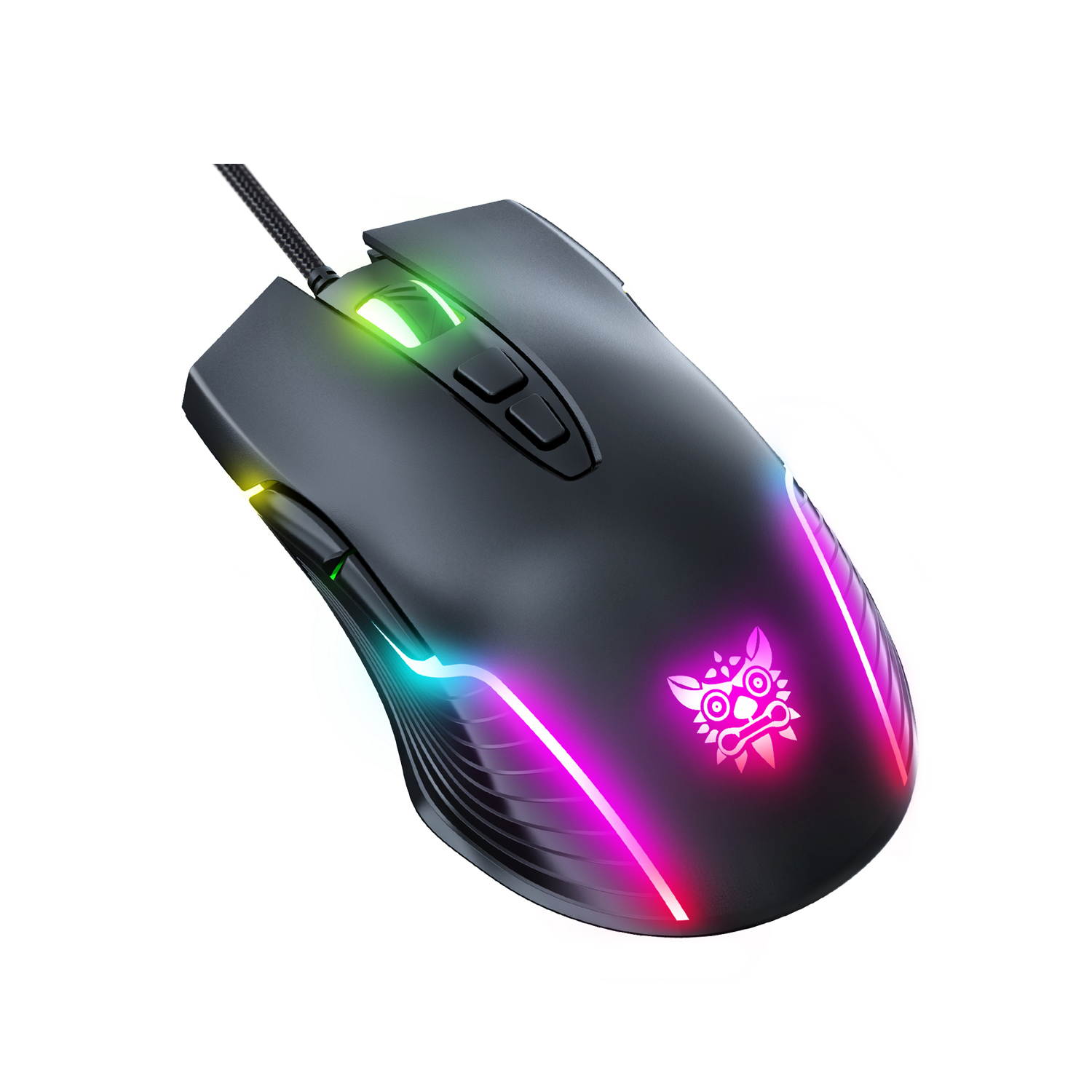 CW905 RGB Wireless Gaming Mouse, Rechargeable Computer Mice with RGB Backlit, 6 Adjustable DPI Up to 6400, Ergonomic Laptop PC Mouse for Windows Vista Linux