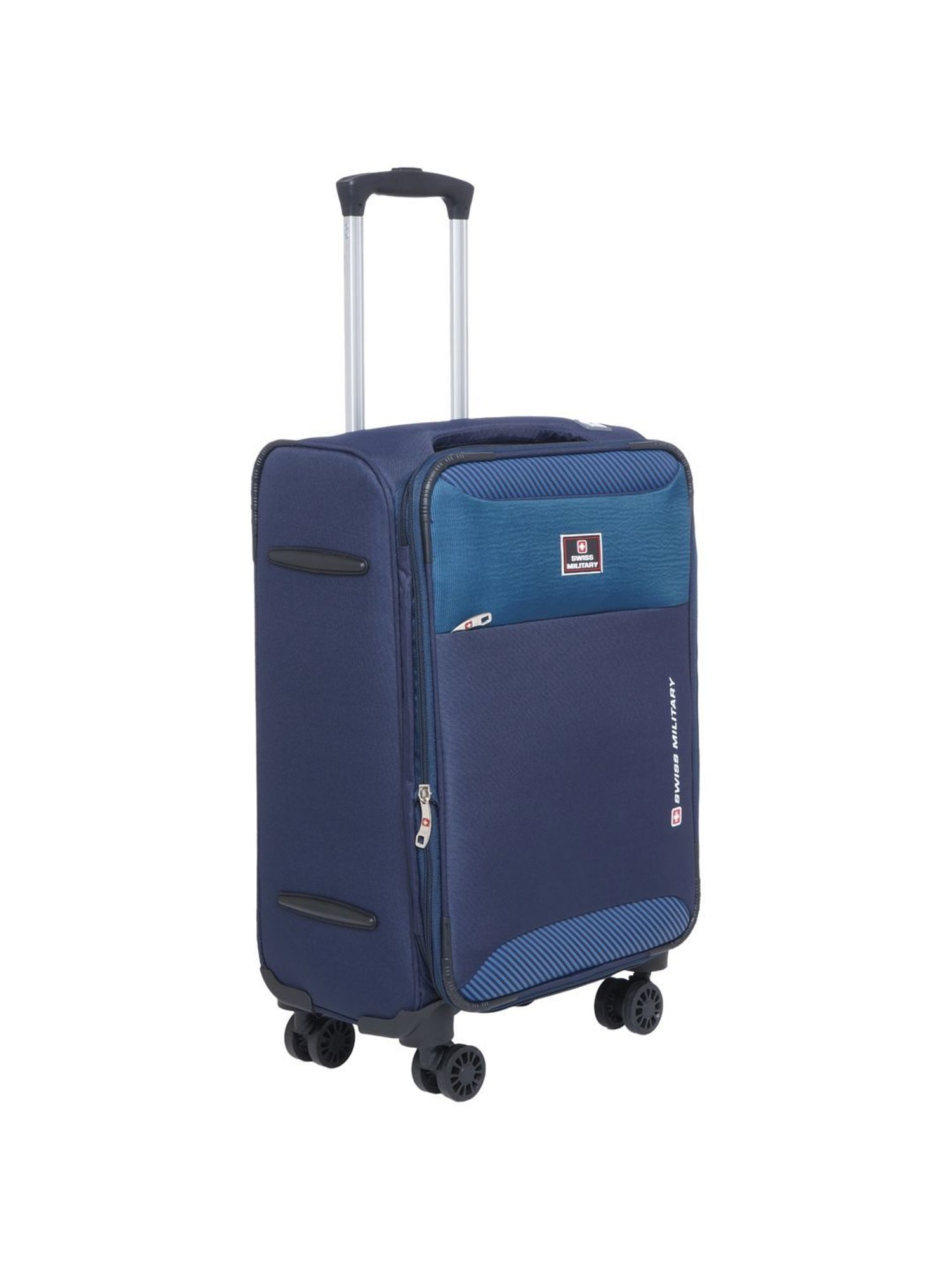 Swiss Military Navy 8 Wheels Large Check-in Luggage