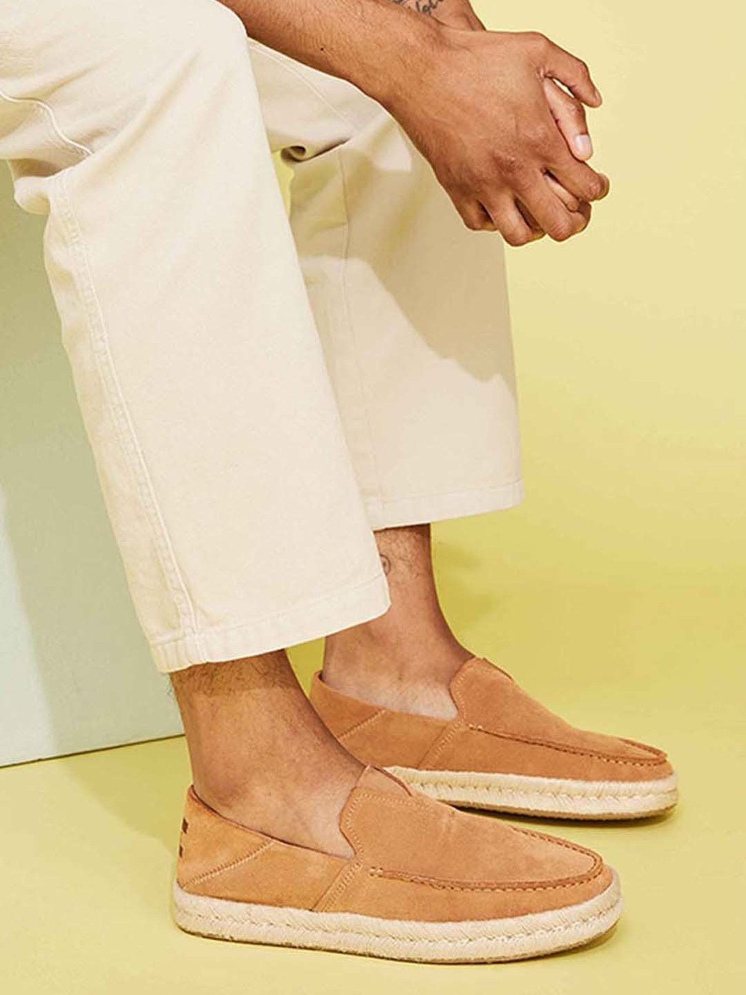 TOMS Alonso Men's Tan Espadrille Shoes