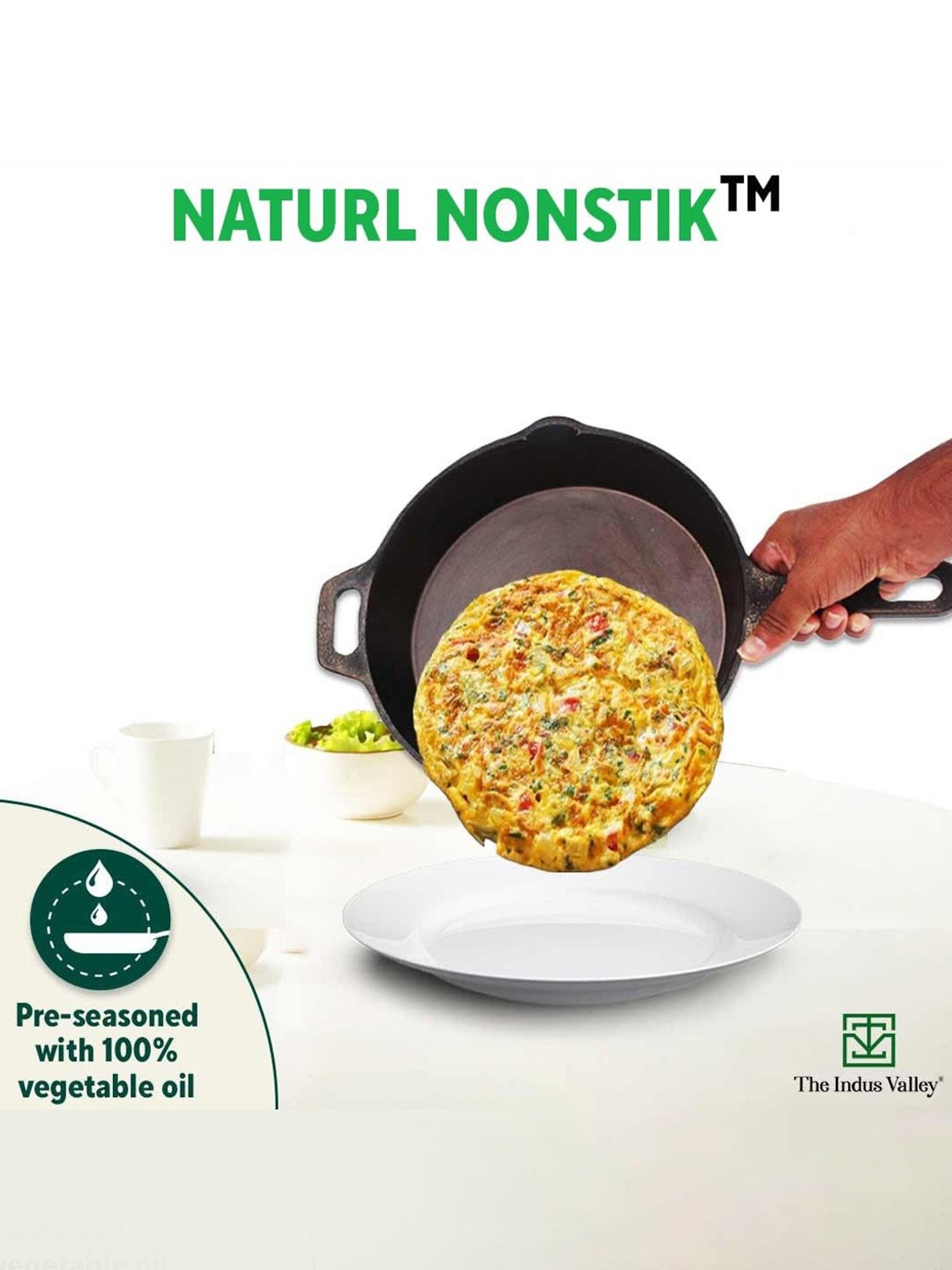 The Indus Valley Black Cast Iron Cookware Set