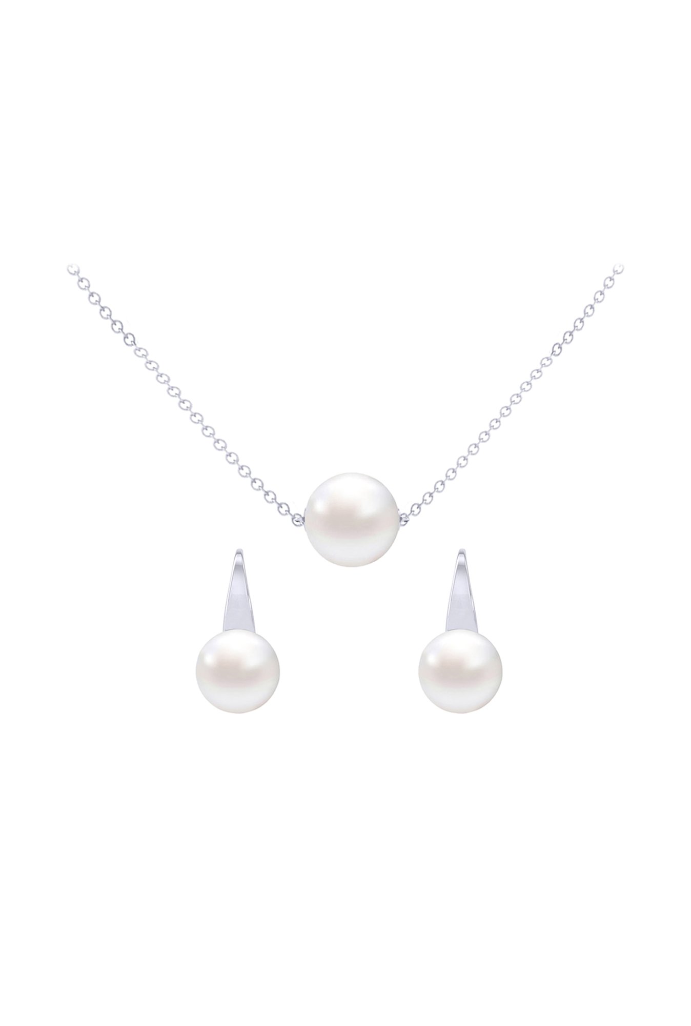 Silberry 925 Silver Solitaire Dream Pendant & Earrings