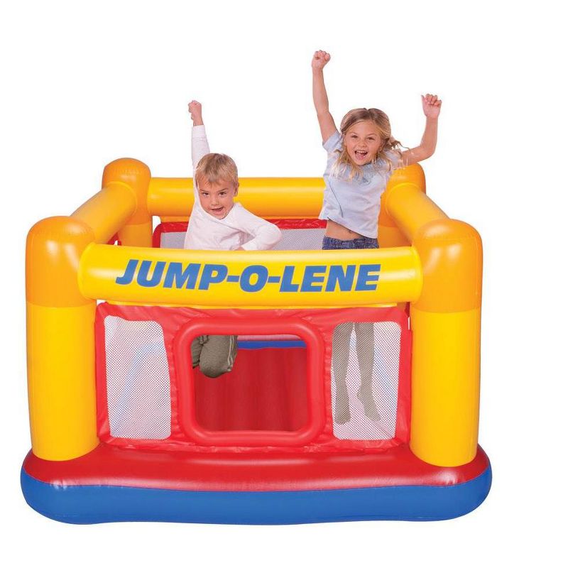 Costway Inflatable Water Slide Crab Dual Slide Bounce House Splash Pool W/ 950W Blower