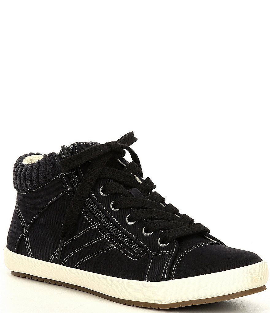 Taos Footwear Startup Hi-Top Vintage Lace-Up Sneakers