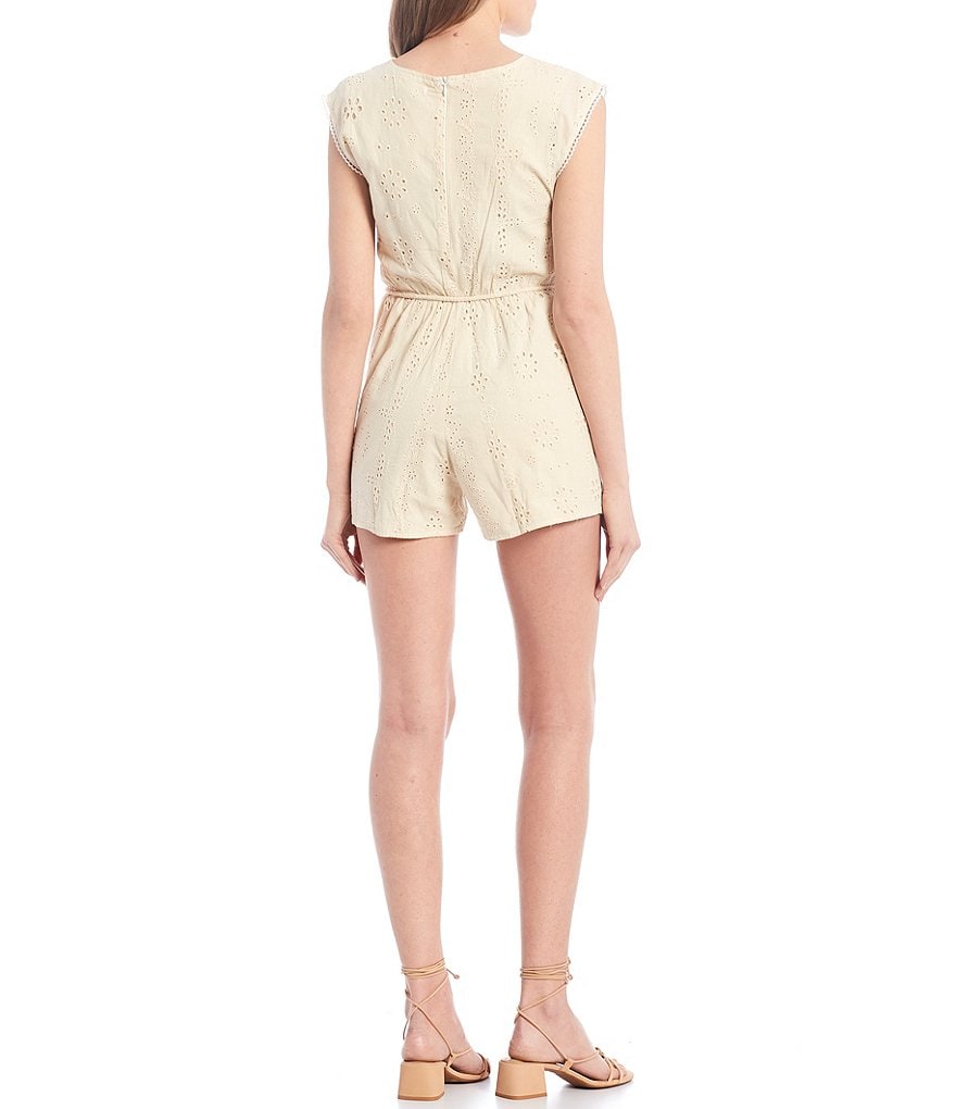 C&V Chelsea and Violet Eyelet Romper