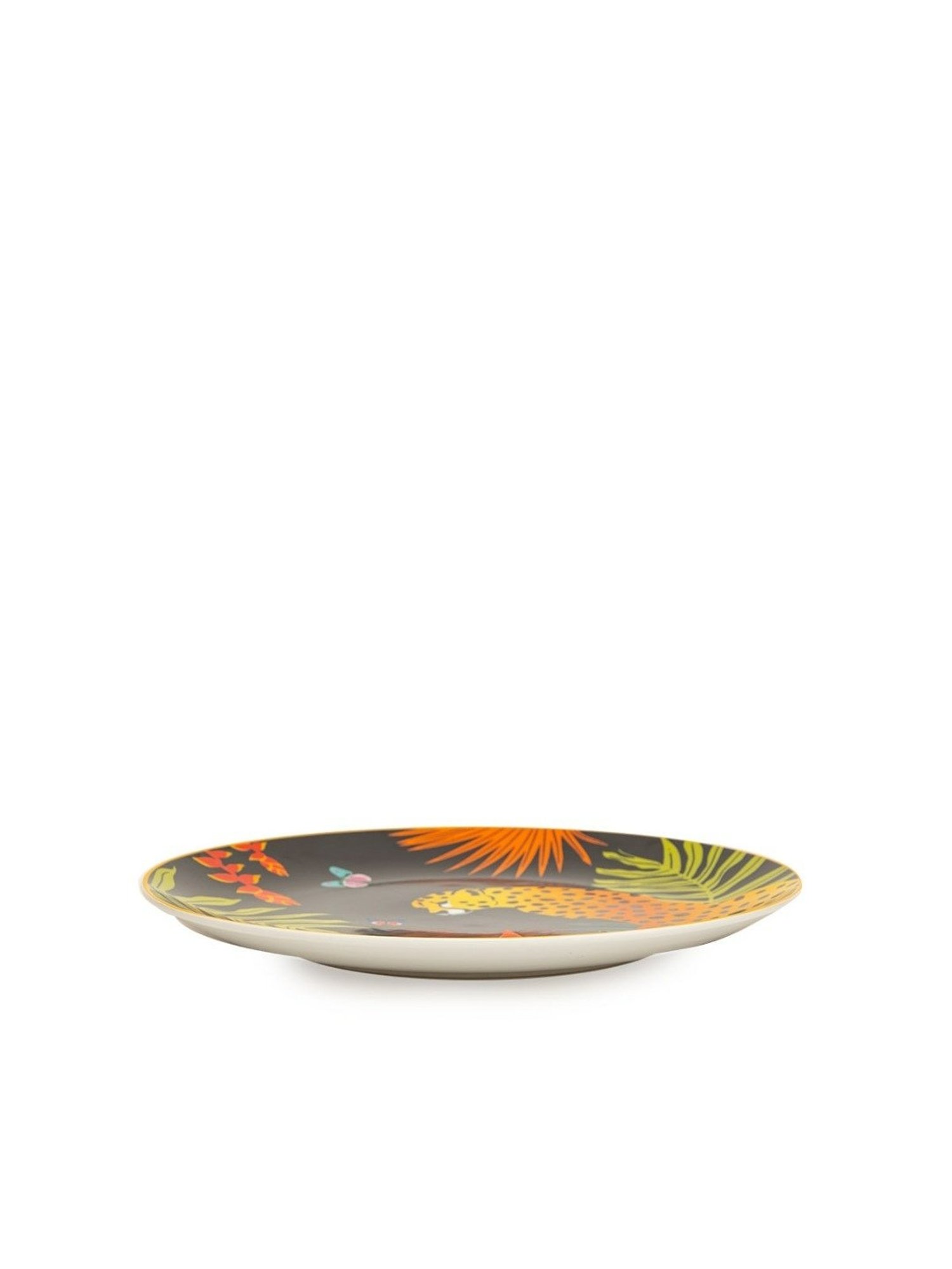 Pure Home and Living Transparent Glass Textured Dinner Plates