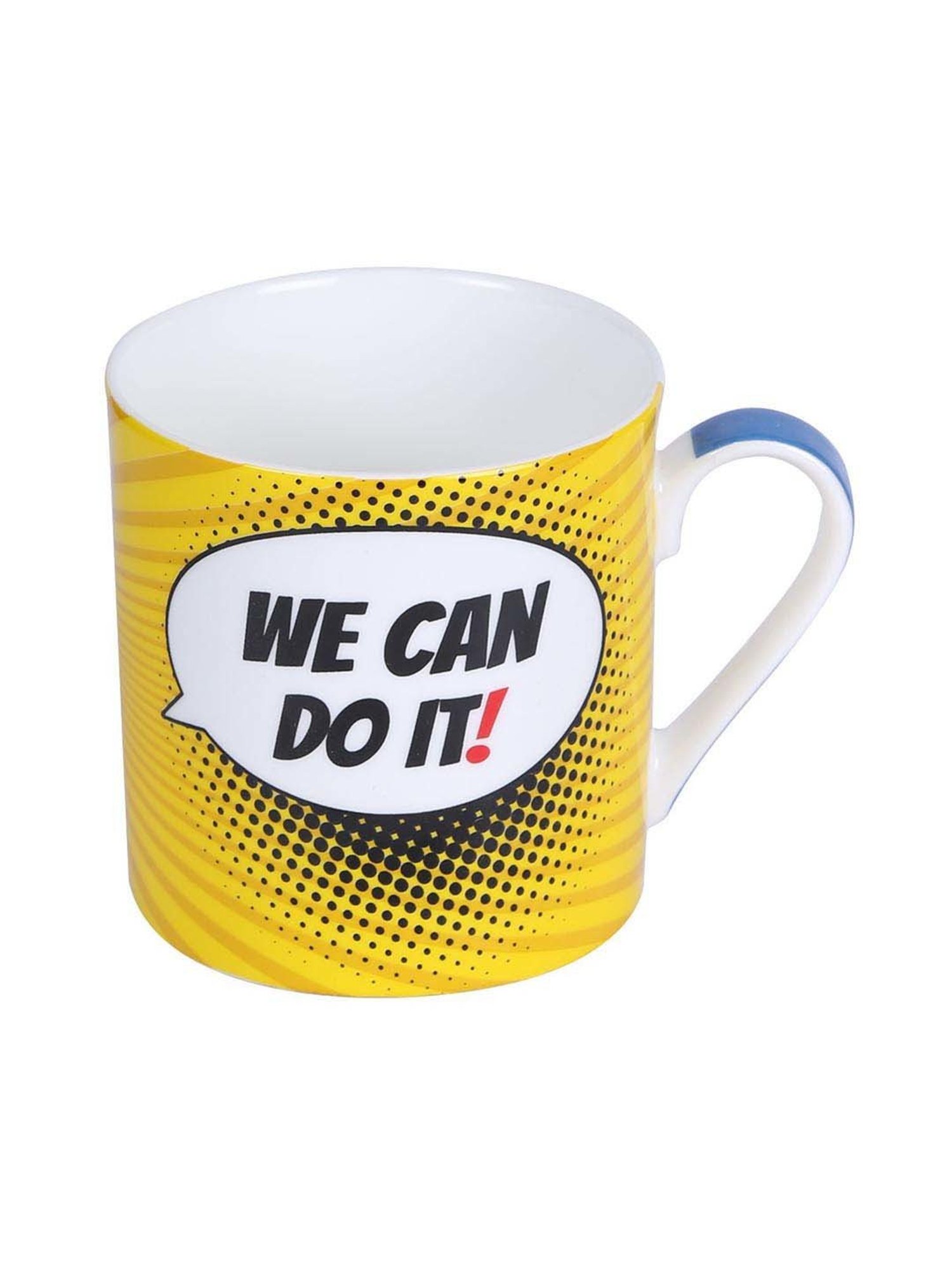 Larah by Borosil White Ceramic Opalware Mug - Set of 6 160ml