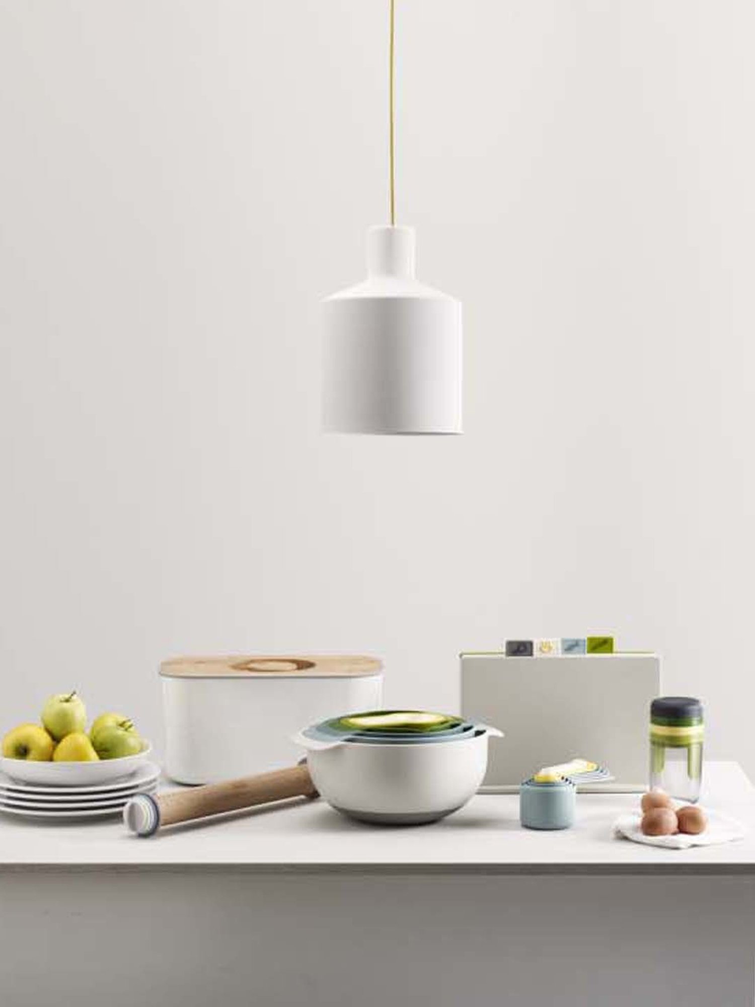 Joseph Joseph Teal Blue & Yellow Plastic Measuring Spoon - Set of 8