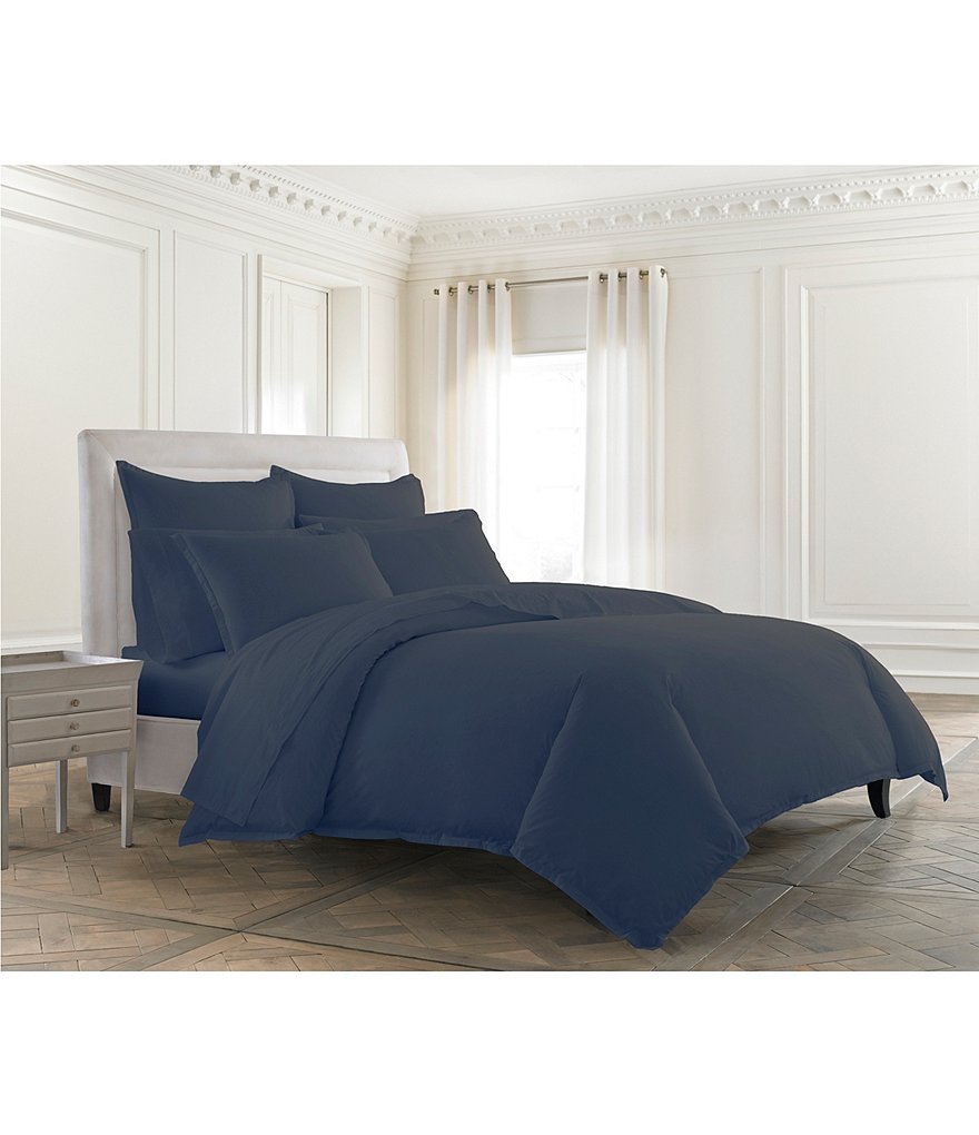 Kassatex Lorimer Washed Percale Duvet Cover