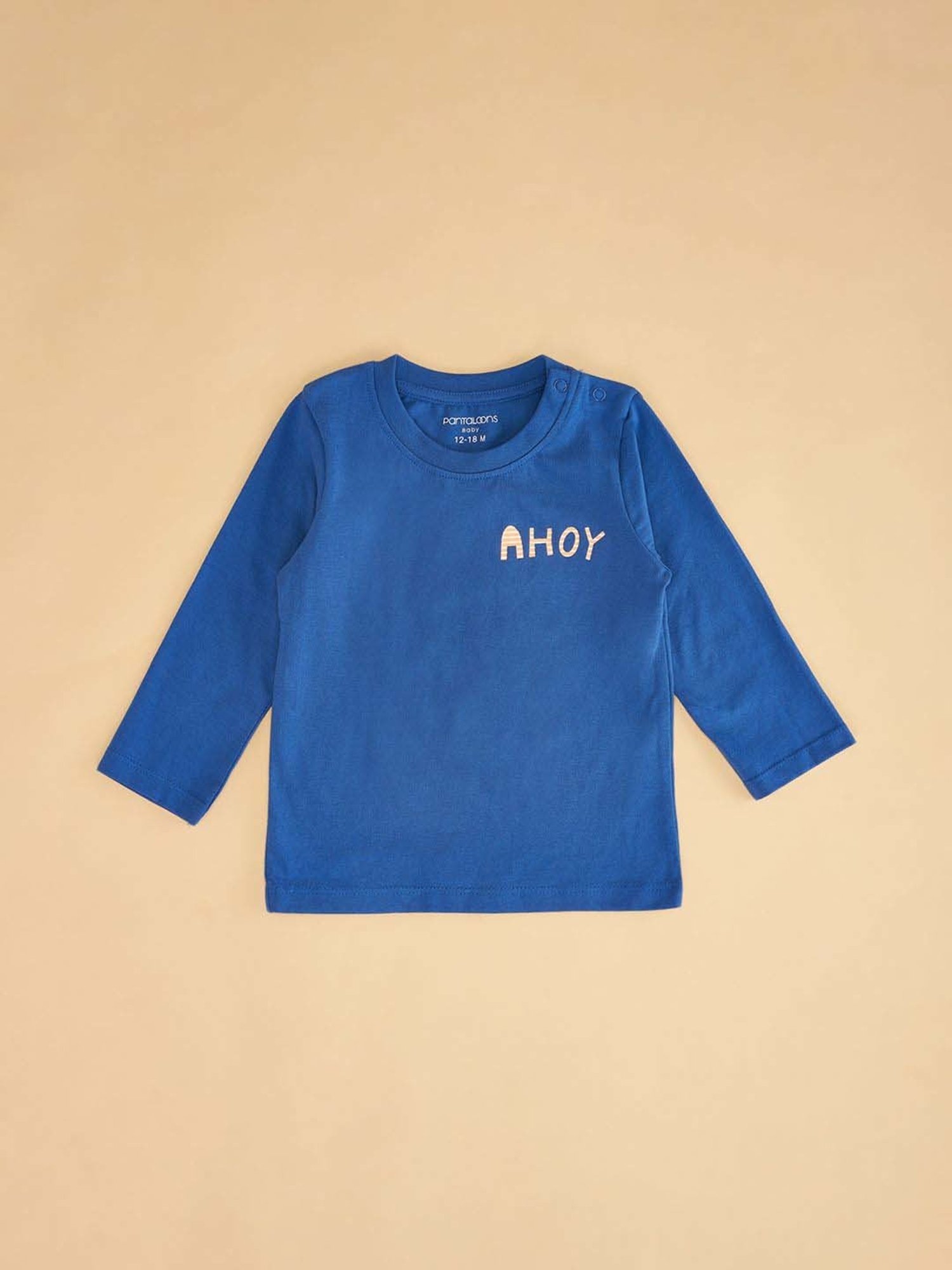 Pantaloons Baby Boys Multicolor Cotton Printed T-Shirt