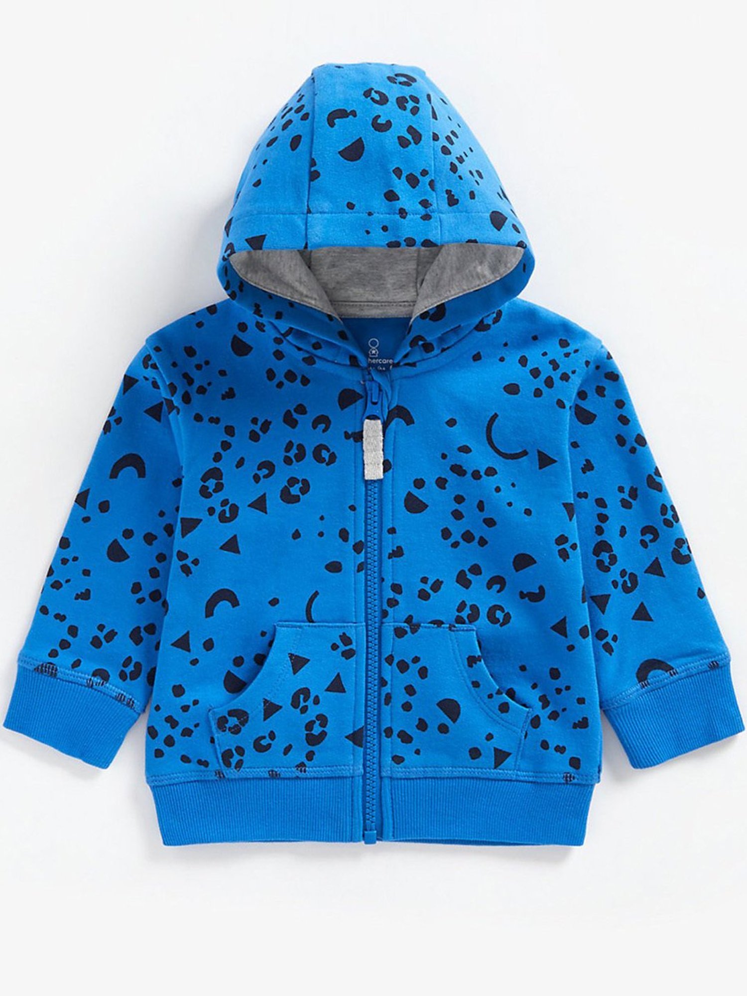 Mothercare Kids Blue Cotton Printed Full Sleeves Sweatshirt