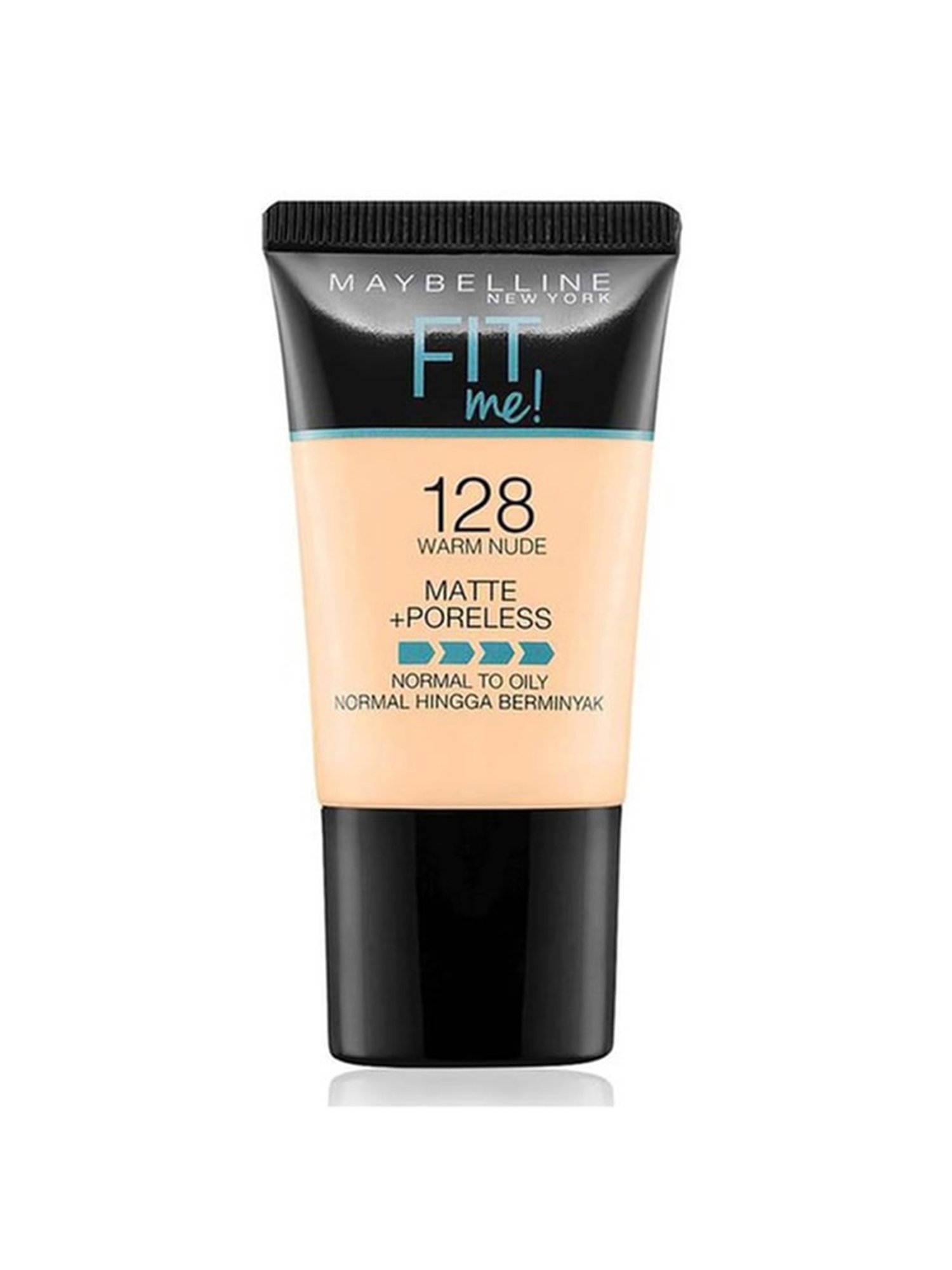 Maybelline New York Fit Me Matte + Poreless Liquid Foundation 128 Warm Nude - 18 ml