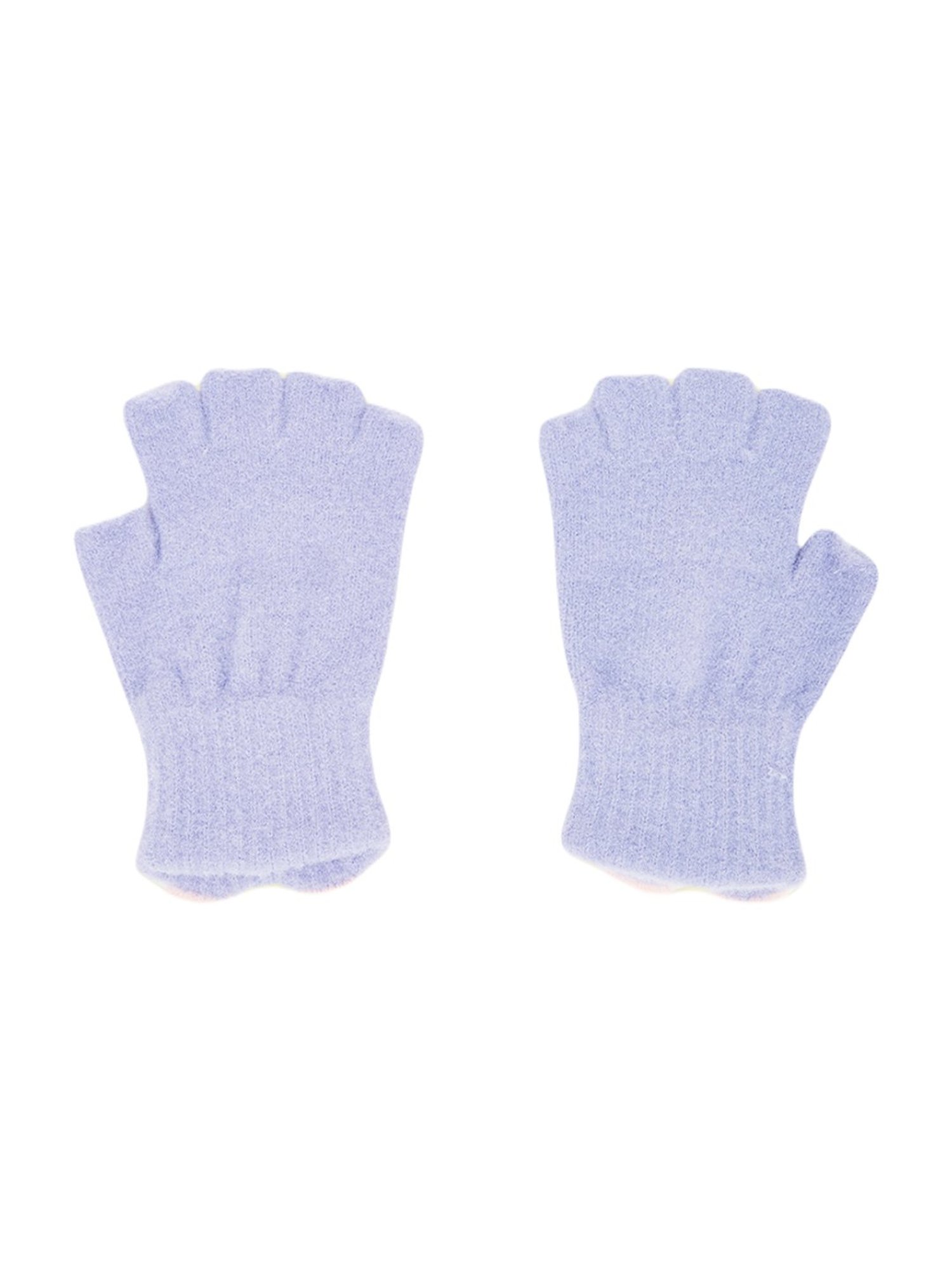 Pantaloons Junior Lilac Solid Gloves