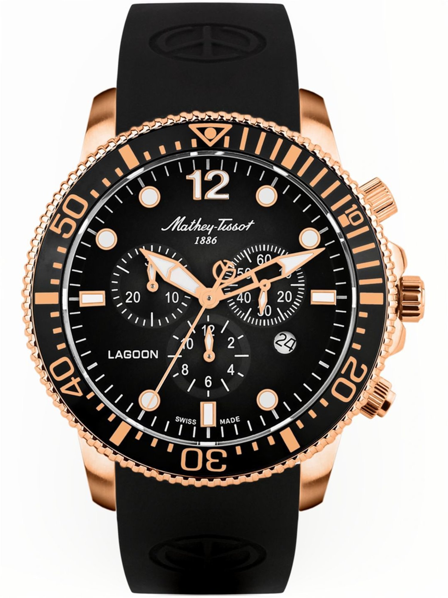 Mathey Tissot H123CHPLN Lagoon Analog Watch for Men