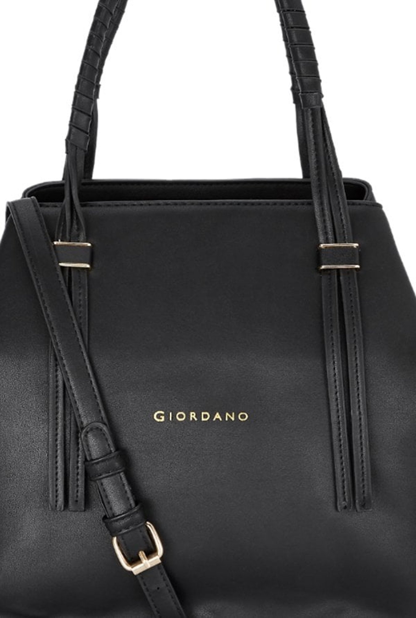 Giordano Black Solid Shoulder Handbag