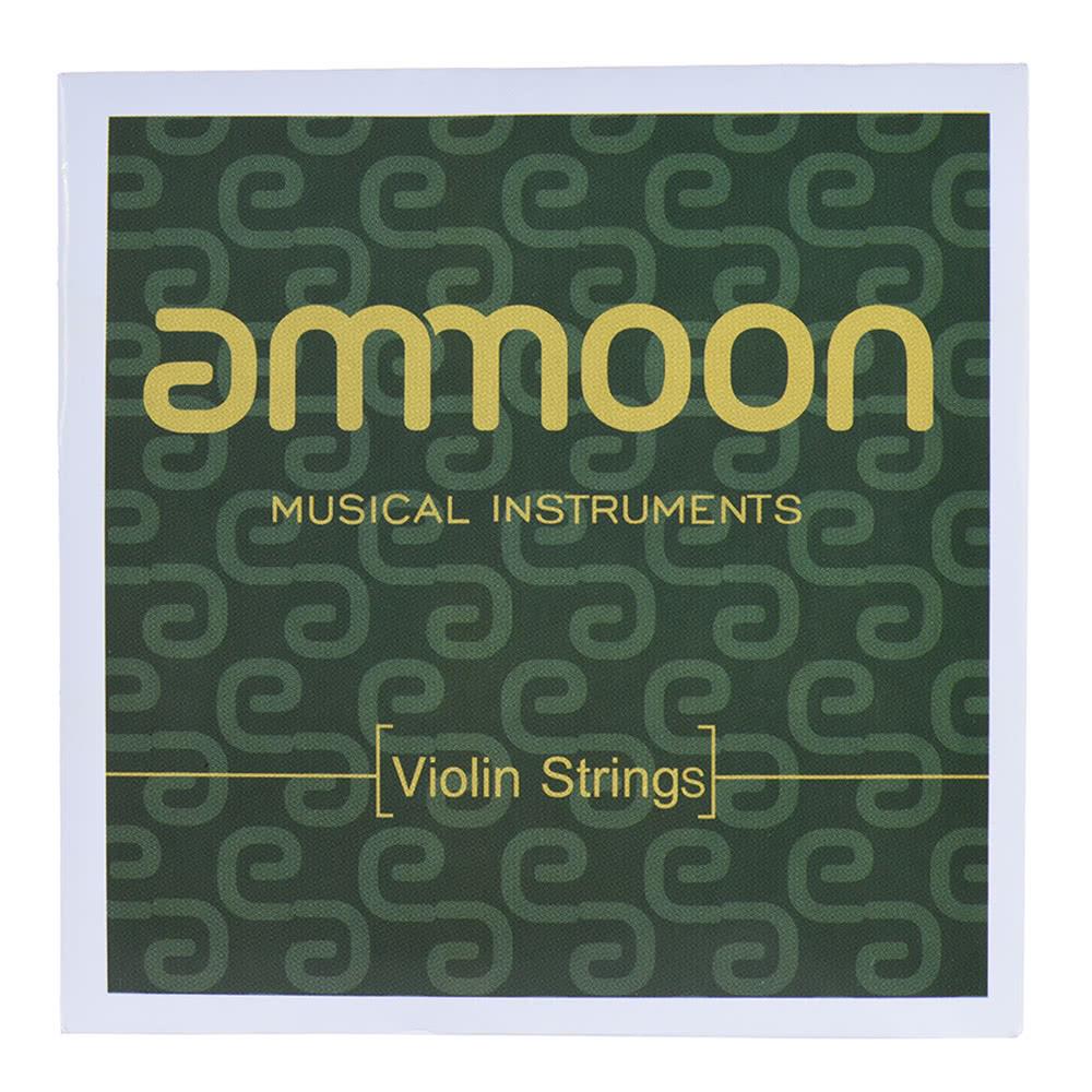 ammoon Full Set High Quality Violin Strings Size 4/4 & 3/4 Violin Strings Steel Strings G D A and E Strings