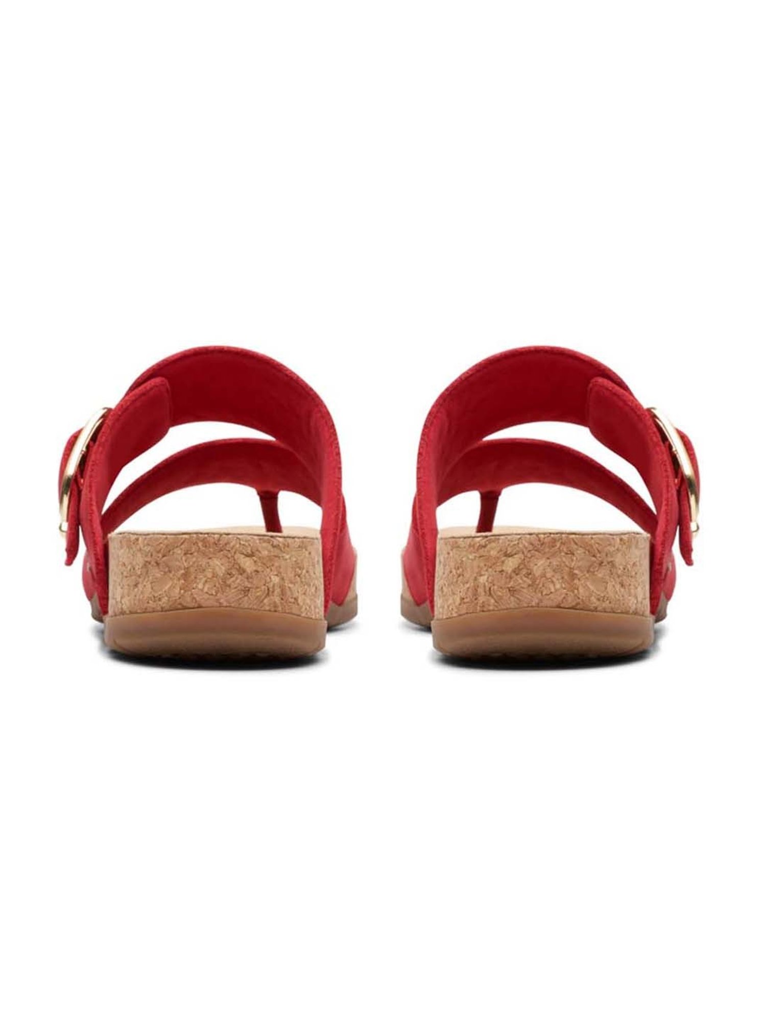 Clarks Women's Reileigh Park Cherry Thong Wedges