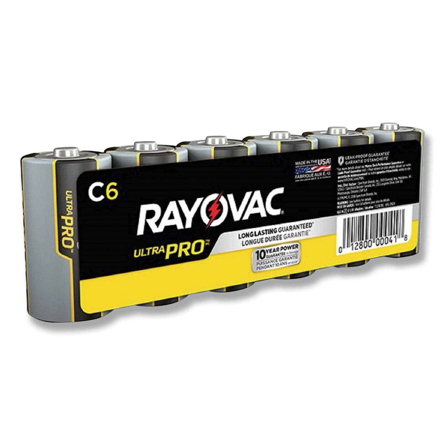 SPECTRUM BRANDS RAY-AL-C ALKALINE 6 PACK C BATTERIES