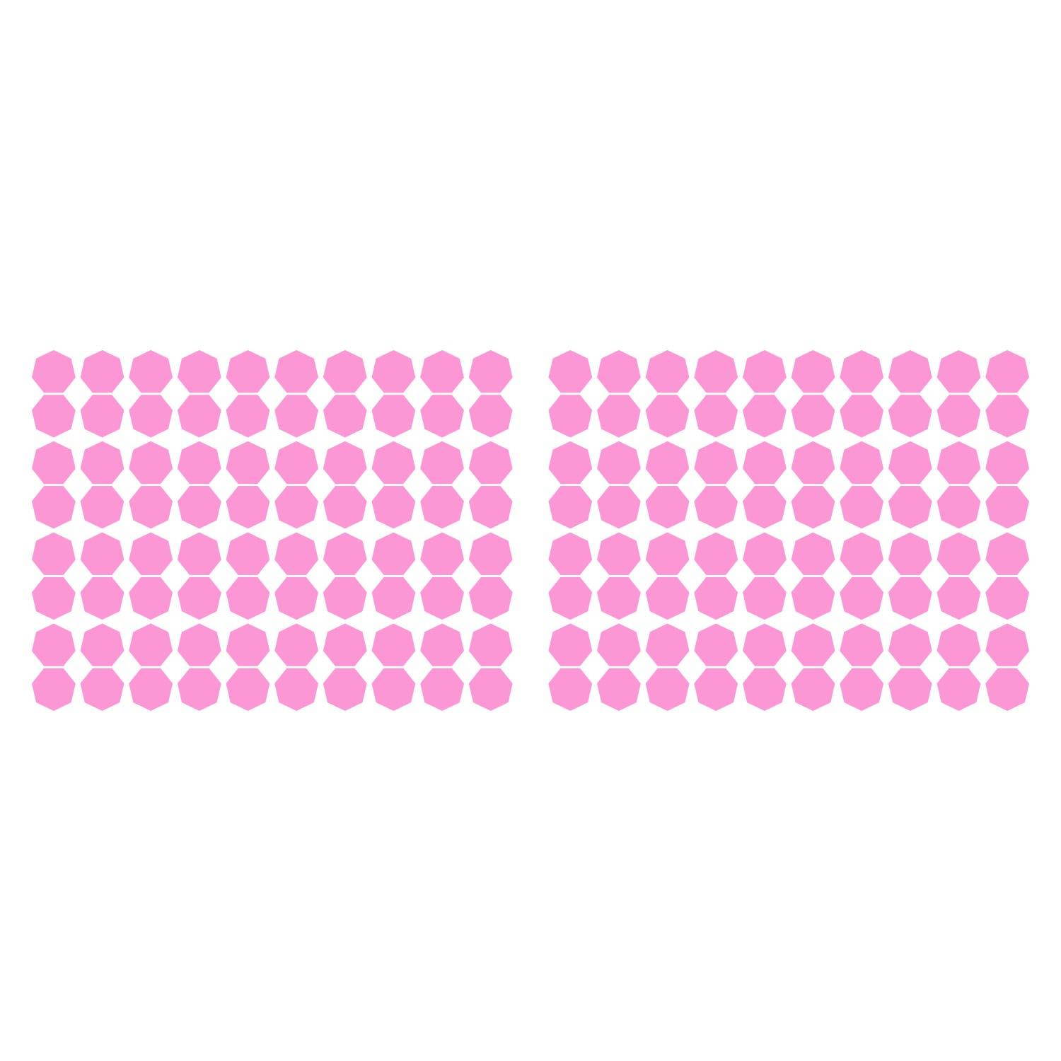 LiteMark 1 Inch Yellow Removable Heptagon Decals - Pack of 160