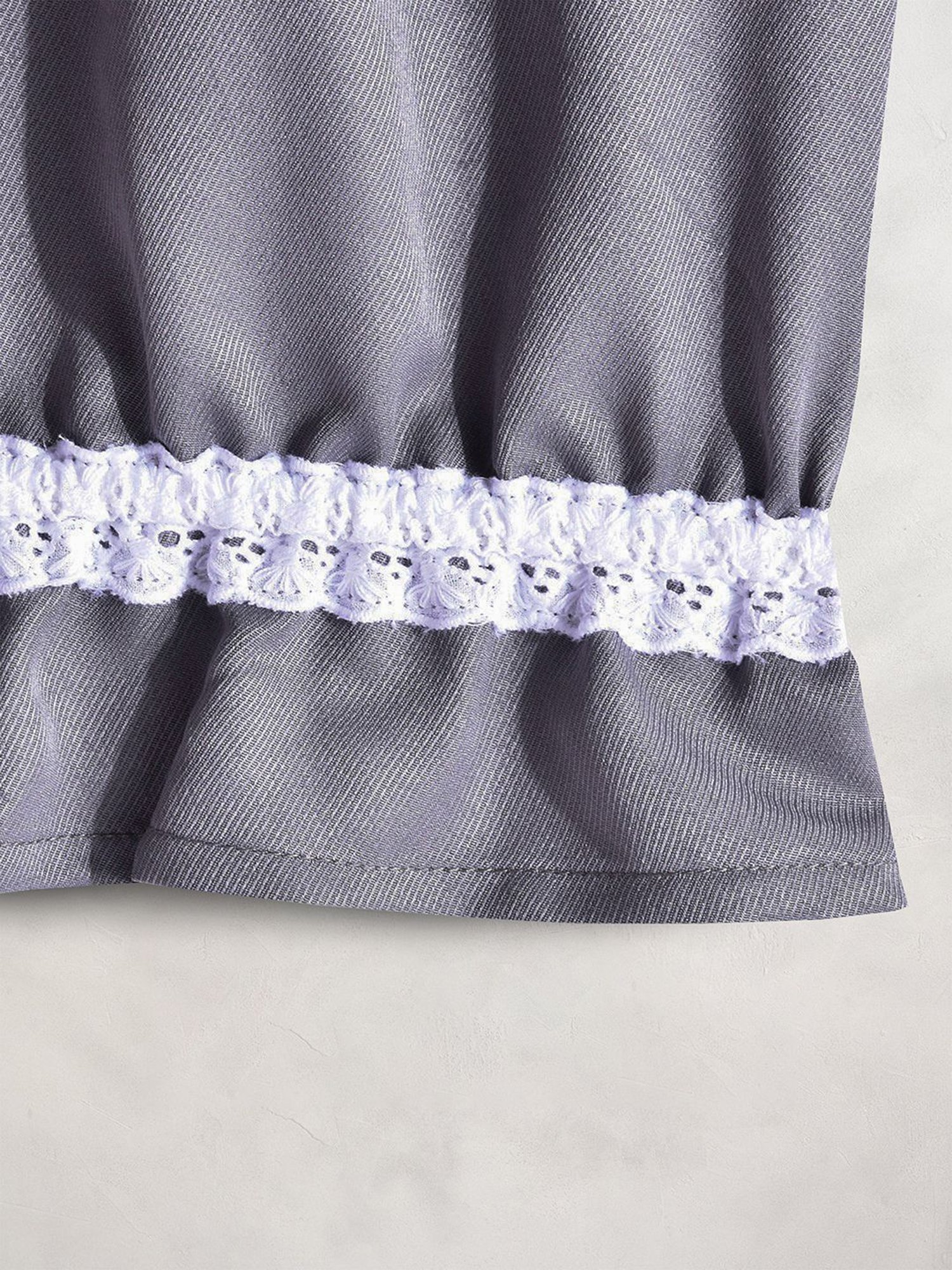 Cherry Crumble by Nitt Hyman Girls Grey Regular Fit Top Set