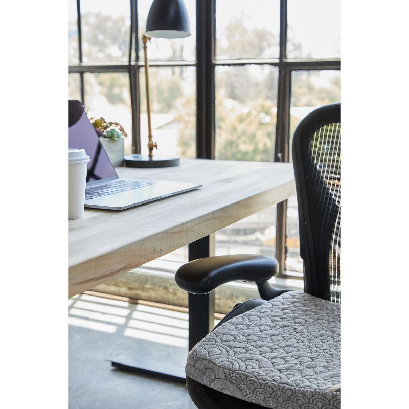 Brentwood Home Eco-Comfy Memory Foam Seat Cushion - Cooling Charcoal-Infused Memory Foam and Washable Cover