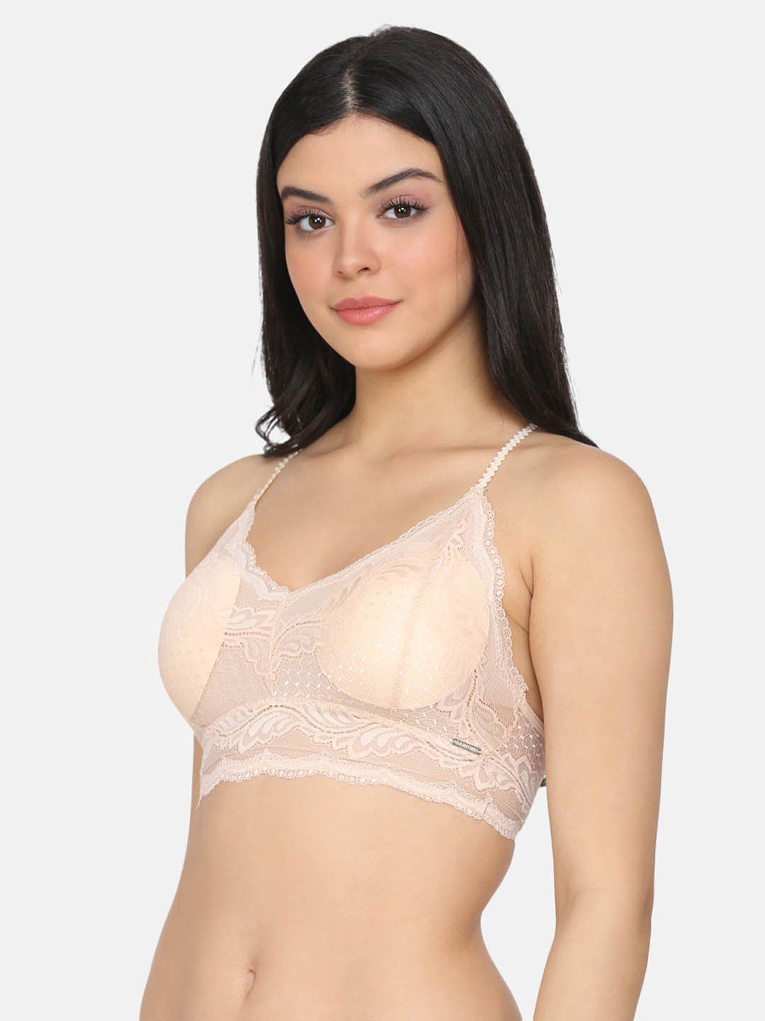 Da Intimo Beige Non Wired Padded Bralette