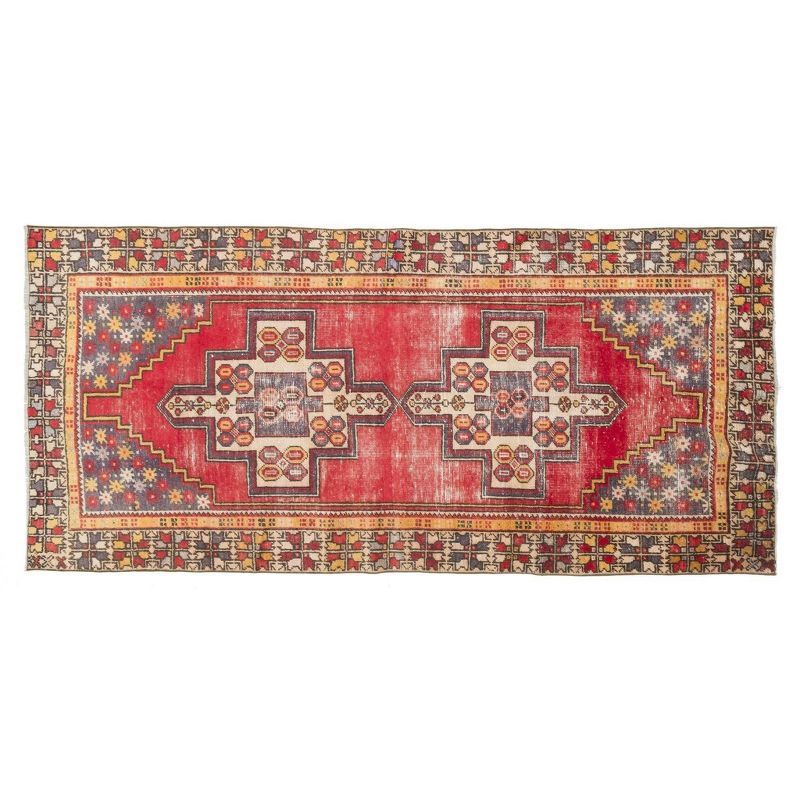 3'11"x8' Vintage One-of-a-Kind Gular Rug - Revival Rugs