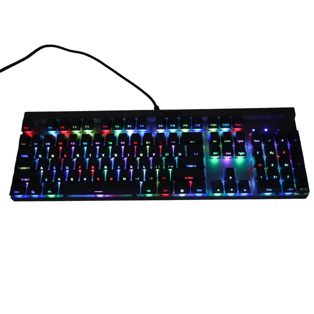 Double shot PBT108 Side-lit Shine Through Translucent Backlit keycaps Cherry Profile For Mechanical Keyboard MX switch keycap