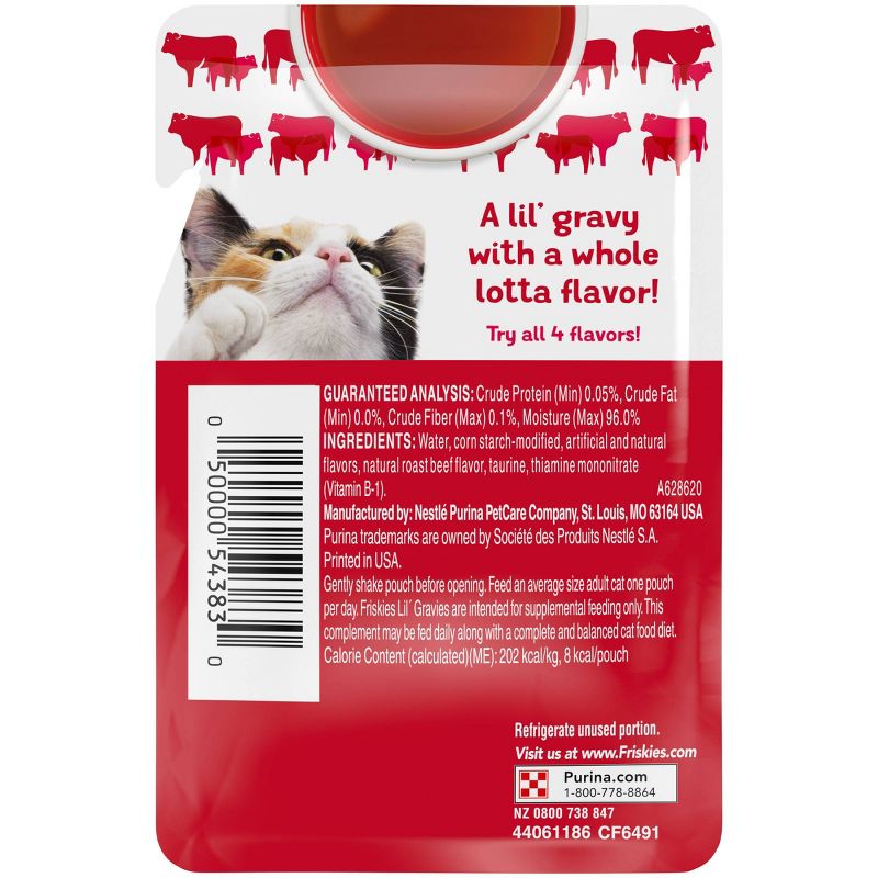 Friskies Gravies Roast Beef Flavor Wet Cat Food - 1.92oz