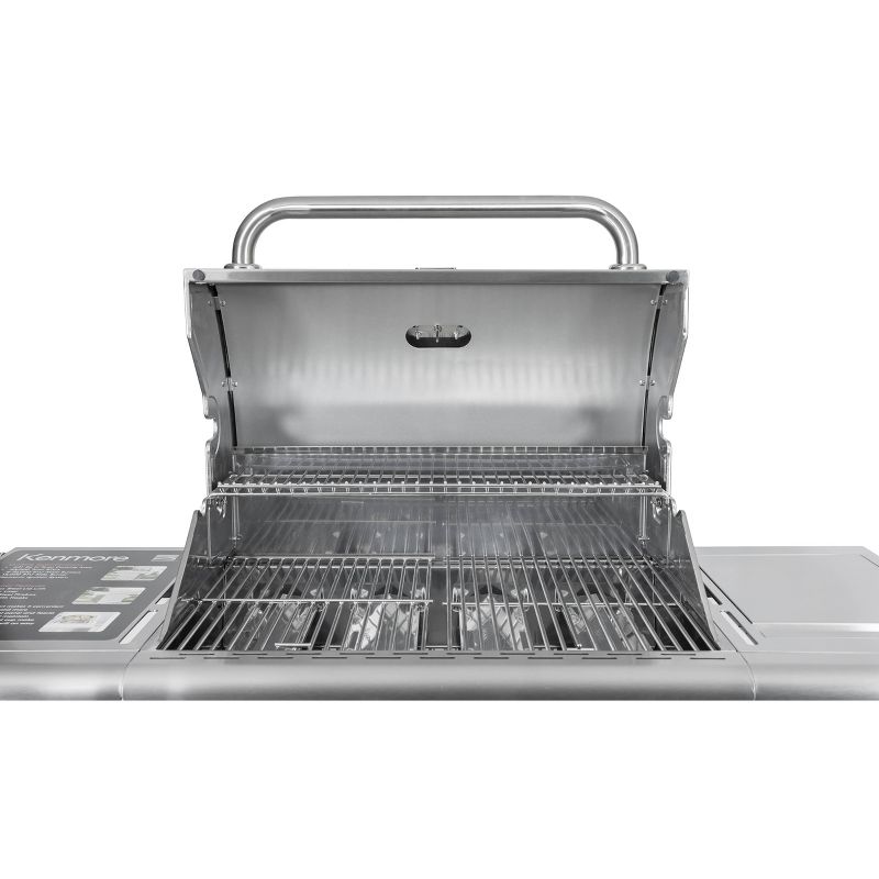 Kenmore 4-Burner Grill with Searing Side Burner PG-40405SOLSteel