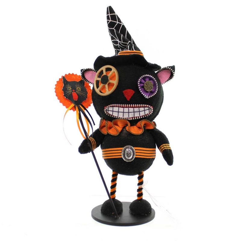 Halloween Cat Zipper Figurine Witch  -  Decorative Figurines