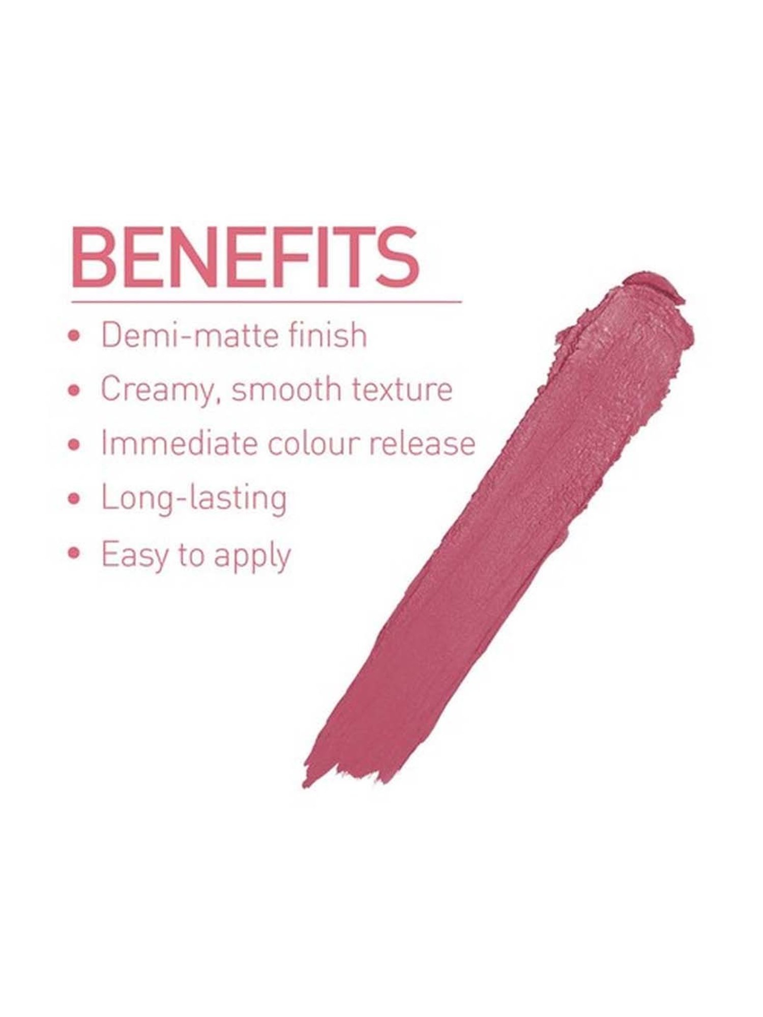 MyGlamm Lit Creamy Matte Lipstick Tequila Sunrise - 3.7 gm