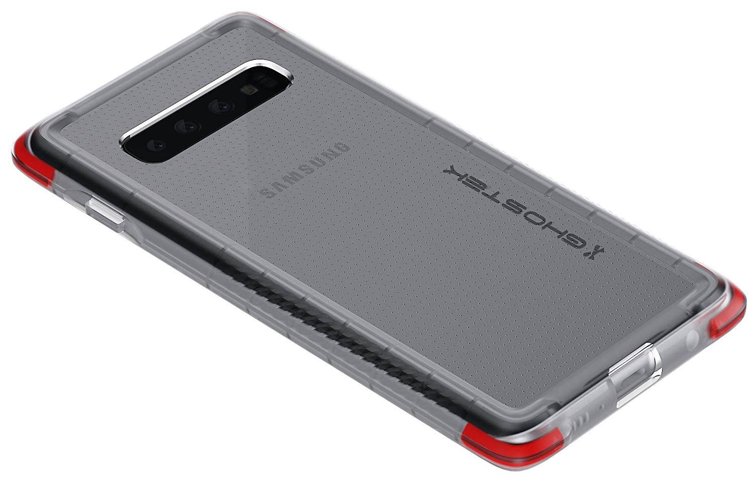 Ghostek Covert Clear Galaxy S10 Case with Super Slim Thin Design and Anti-Slip Grip Tough Shockproof Heavy Duty Protection and Wireless Charging Compatible for 2019 Galaxy S10 (6.1 Inch) - (Clear)