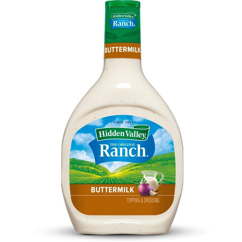 Hidden Valley Buttermilk Ranch Salad Dressing & Topping - Gluten Free - 24fl oz