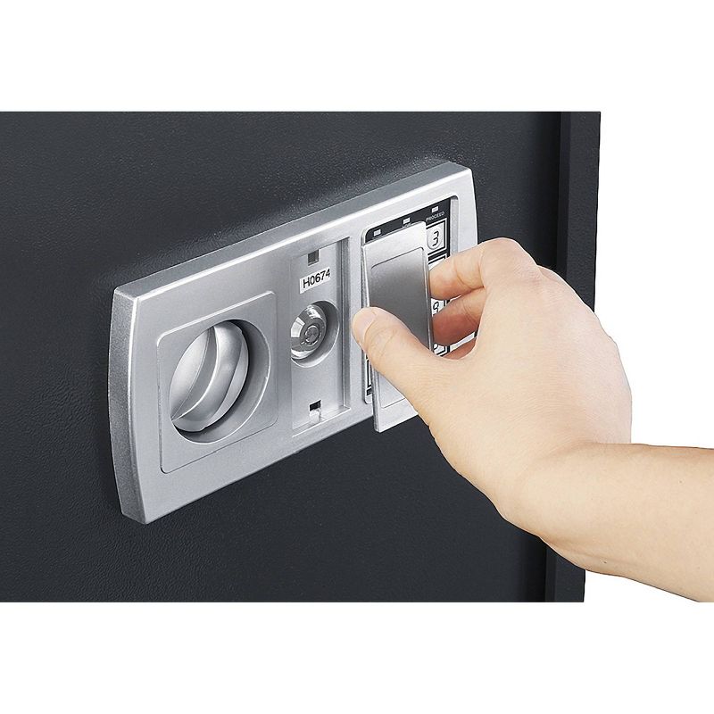 Deluxe Electronic Digital Safe Black - Fleming Supply