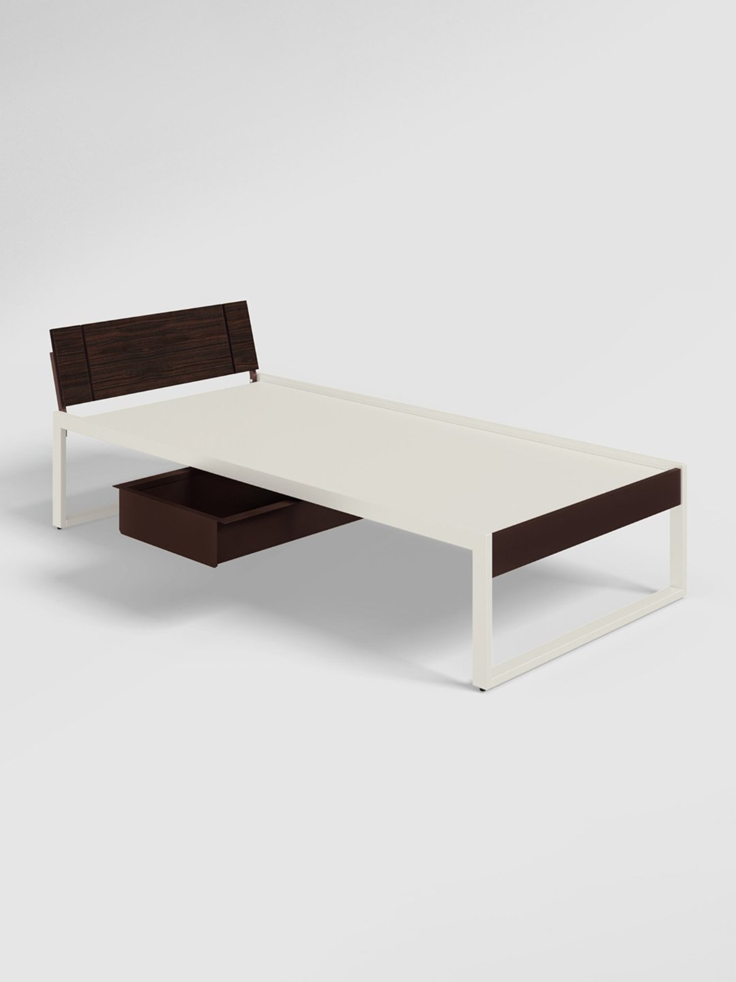 Nilkamal Riva Black Engineered Wood King Size Bed with Storage